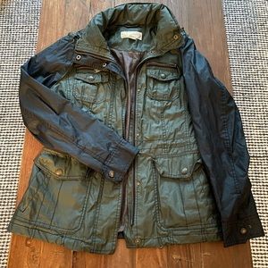 Forest Green and Black MK Jacket